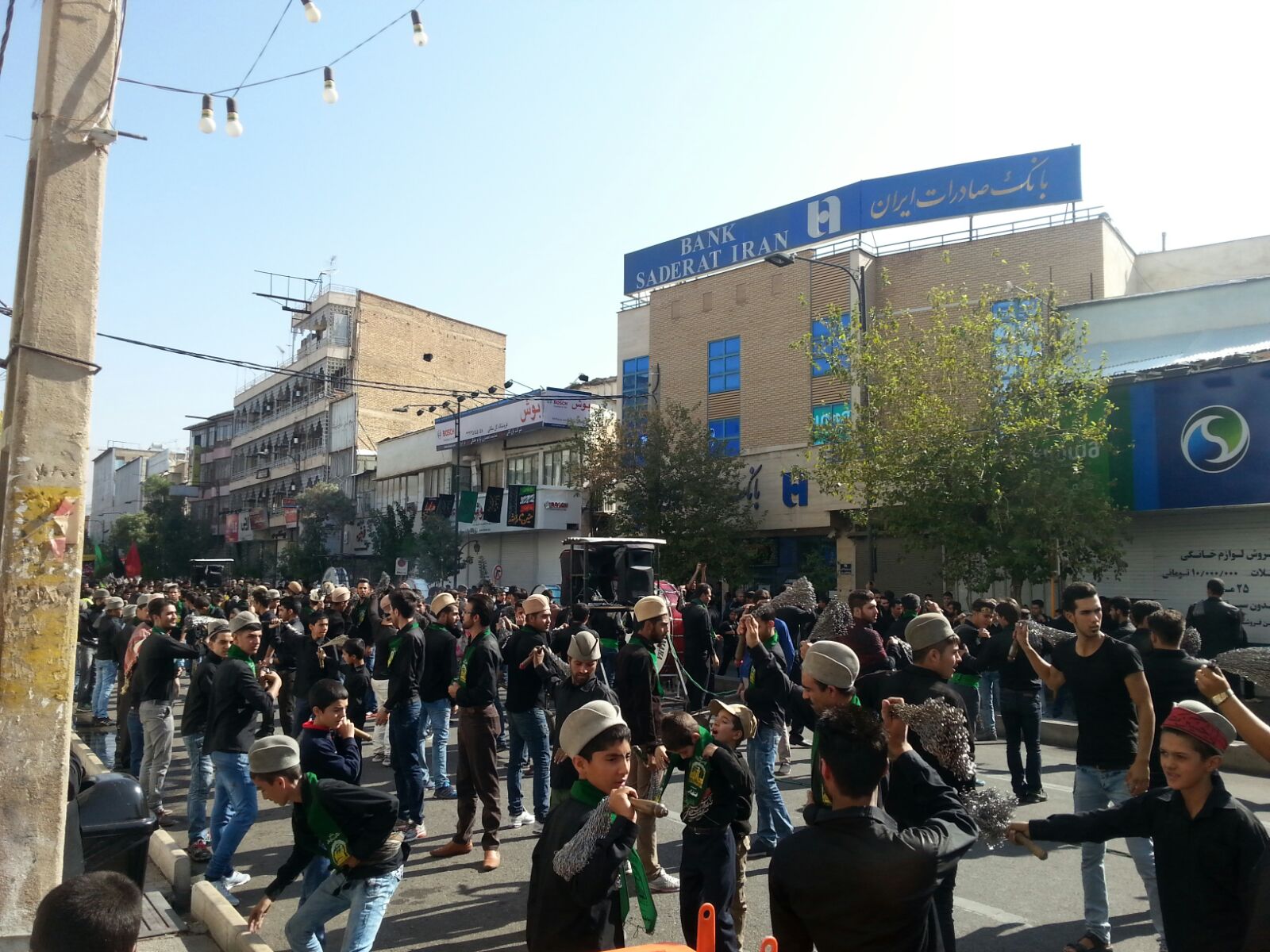 گزارش تصویری اول از مراسم روز تاسوعا