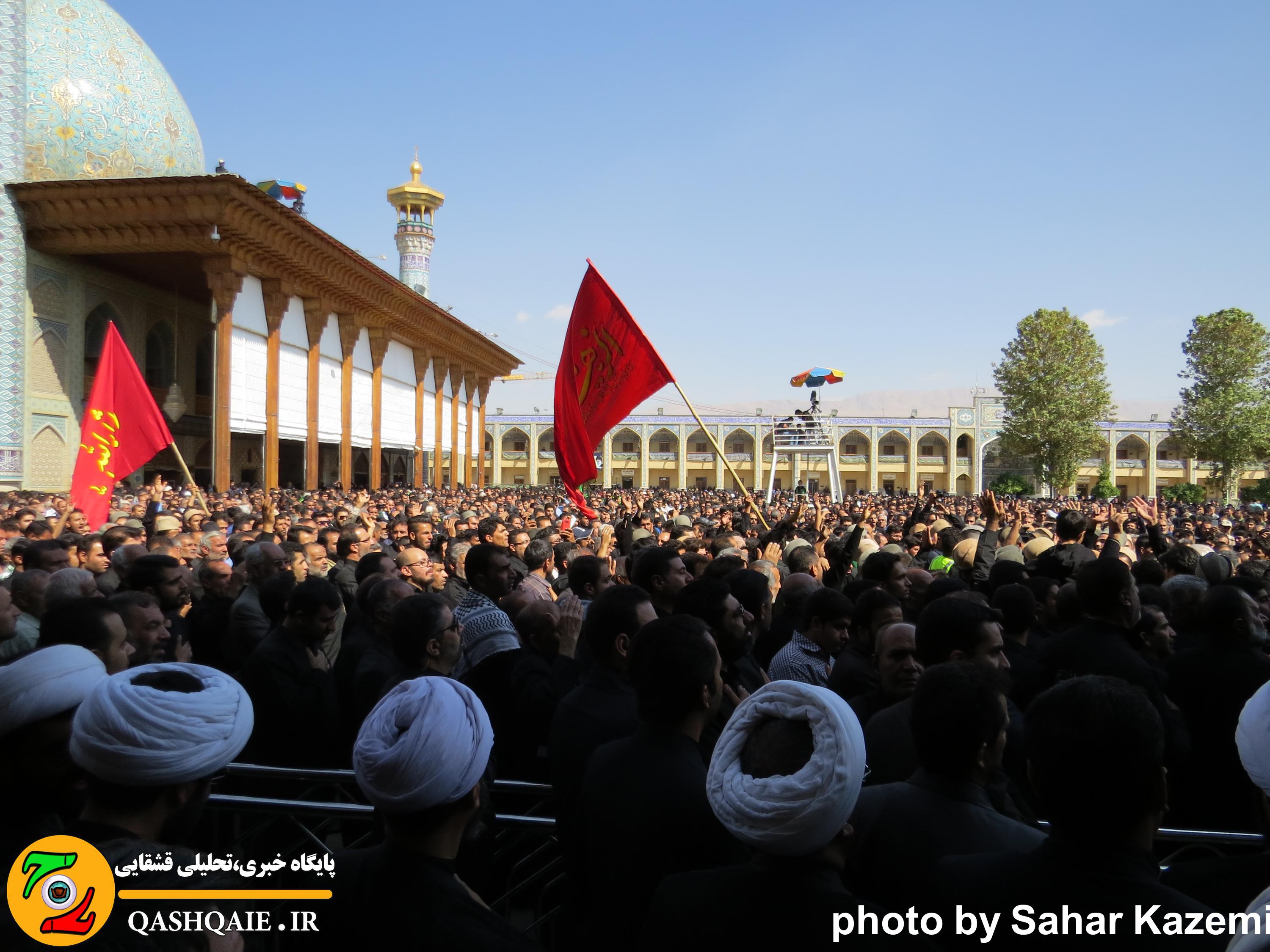 بی سابقه ترین حضور هیئات عزاداری قوم قشقایی در تاسوعای حسینی