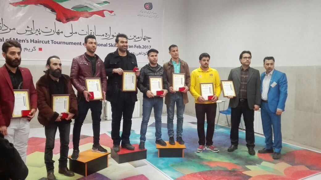 مقام برترین آرایشگر مرد کشور از آن جوان قشقایی شد