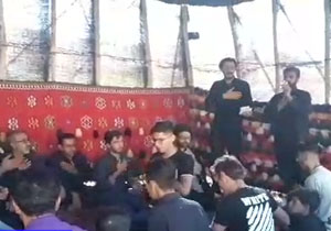 فیلمی از مراسم سوگواری در منطقه خروس گلوی