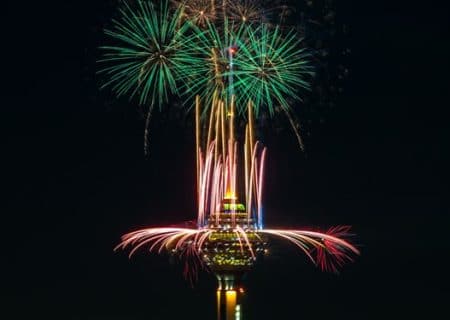 حضور قشقایی ها در برنامه‌های نوروزی برج میلاد