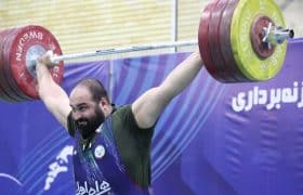 پایان اولین رکوردگیری تیم ملی وزنه‌برداری با درخشش آیت شریفی +فیلم
